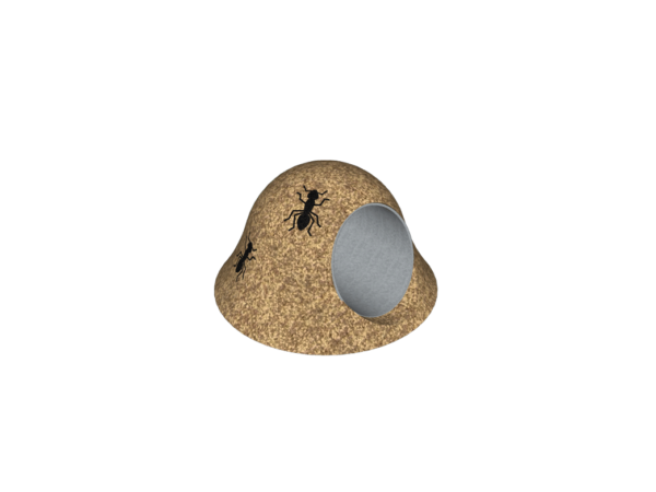 3D maurtue med tunnel for lekeplass