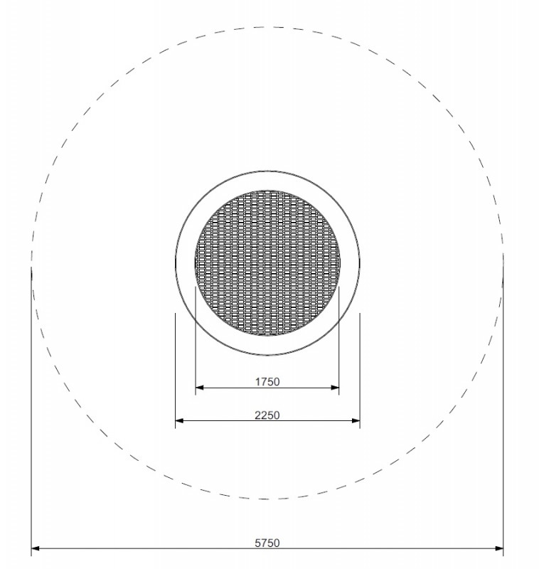 Trampoline sikkerhetssone