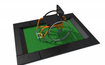 Trampoline tilpasset rullestol