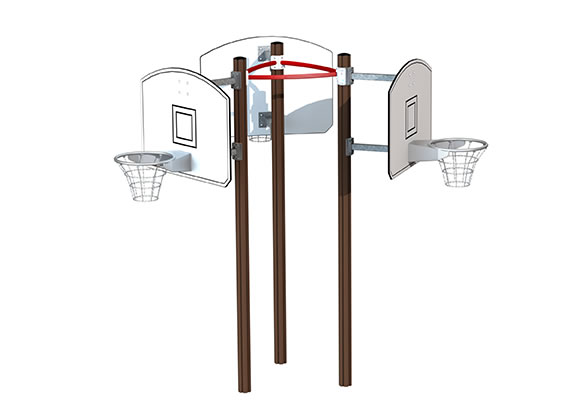 Basketballstativ trippel