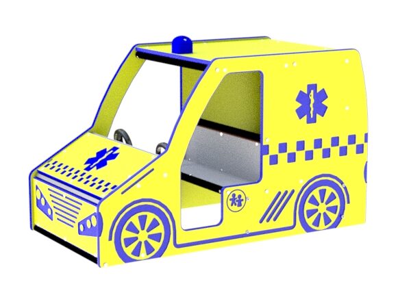 Ambulanse til lekeplassen