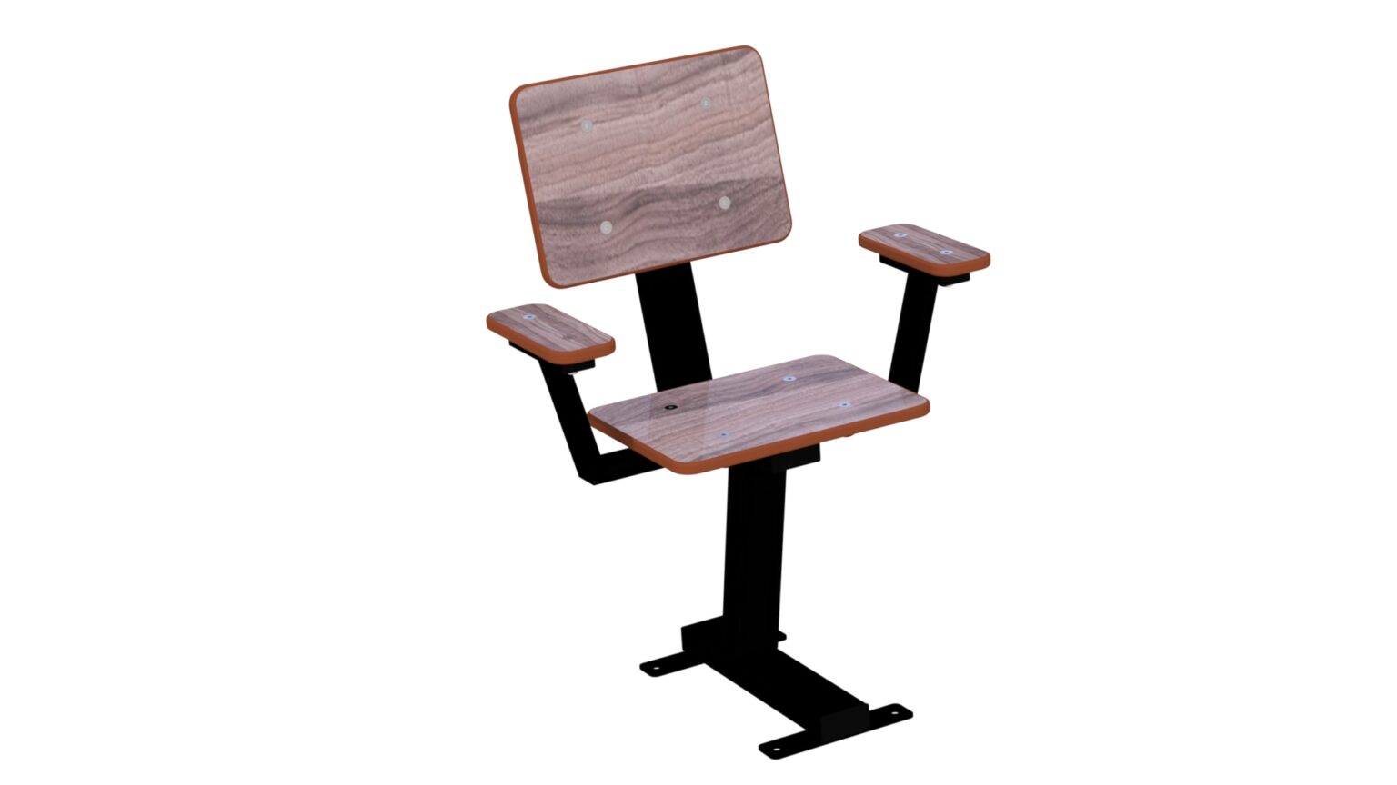 Park - Stol med ryggstøtte og armlene