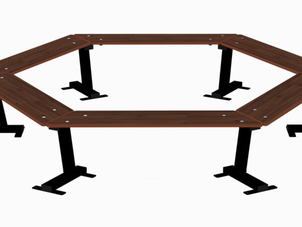 Park - Sekskant benk