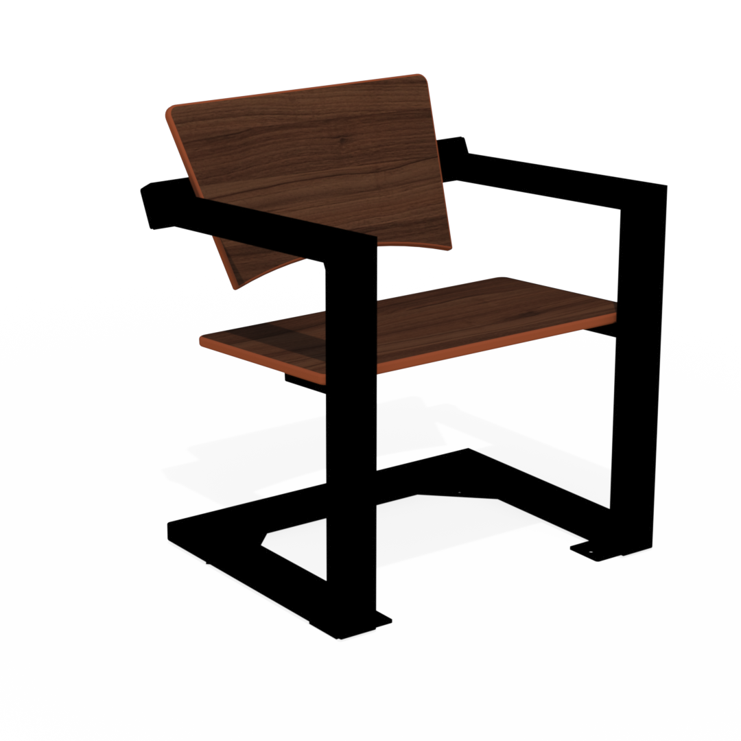 Solsiden Stol - Parkmøbel - Søve AS Solsiden Stol - Parkmøbel i vedlikeholdsfrie materialer