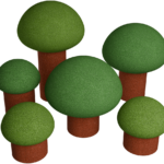 EPDM Trekrone - Ø595 mm