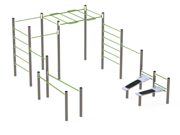 Workout set 2 fallhøyde <1,5 m