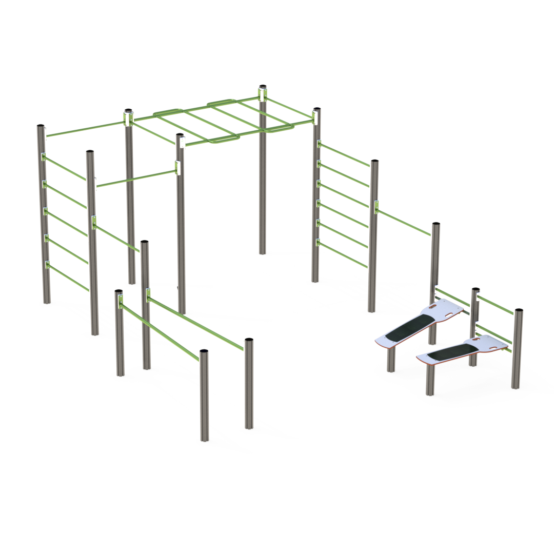 Workout set 2 fallhøyde <1,5 m