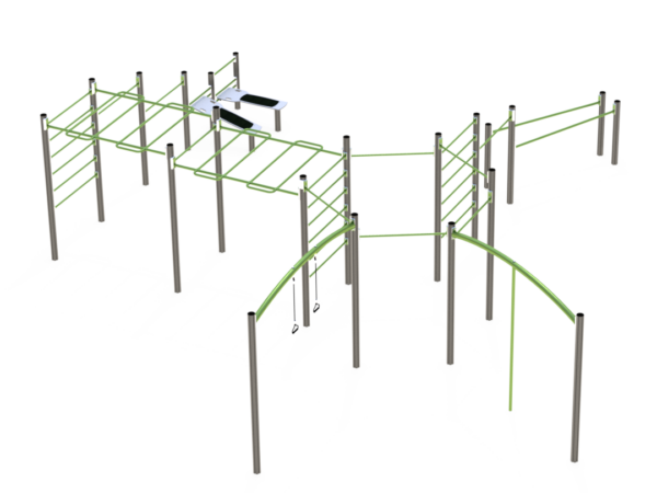 Workout set 4 fallhøyde <1,5 m
