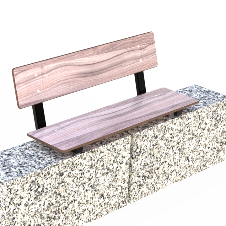 81 200 497 Camera Cam1 1x1 Park - Benk med rygg