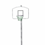 71-862-060_View 2 Basketballstativ med kurv og wirenett, frittstående, regulerbar