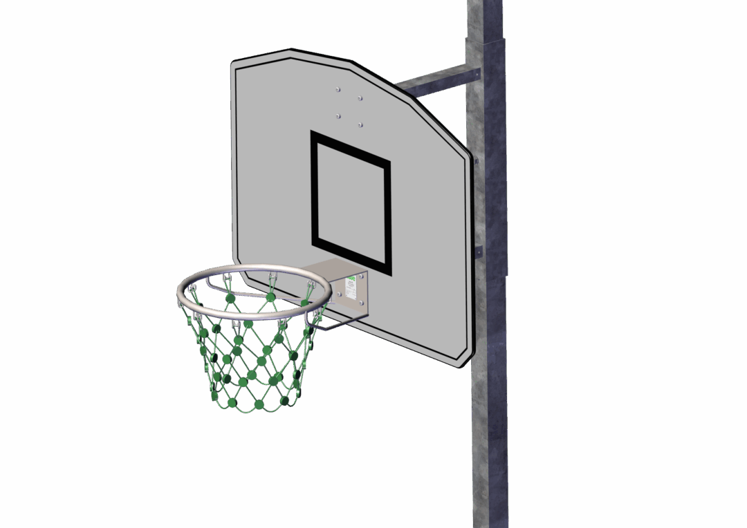 71-862-060_View 3 Basketballstativ med kurv og wirenett, frittstående, regulerbar